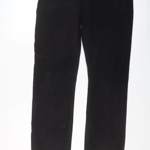 Denim & Co. Mens Beige Cotton Straight Jeans Size 34 in L30 in Regular Button