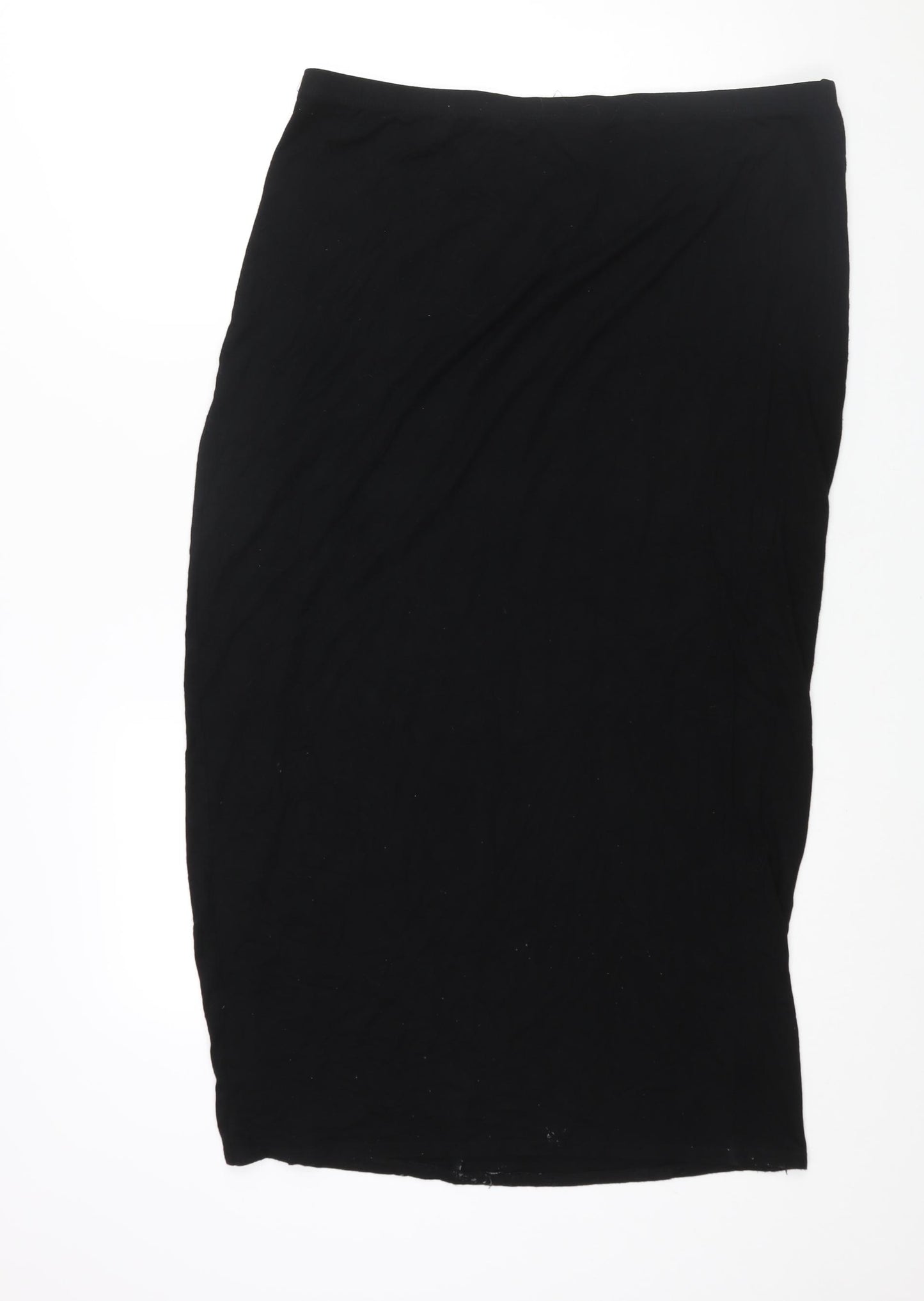 Capsule Womens Black Viscose Straight & Pencil Skirt Size 18