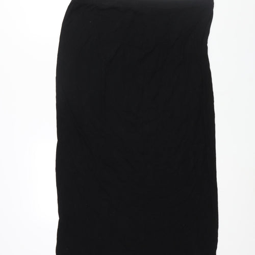 Capsule Womens Black Viscose Straight & Pencil Skirt Size 18