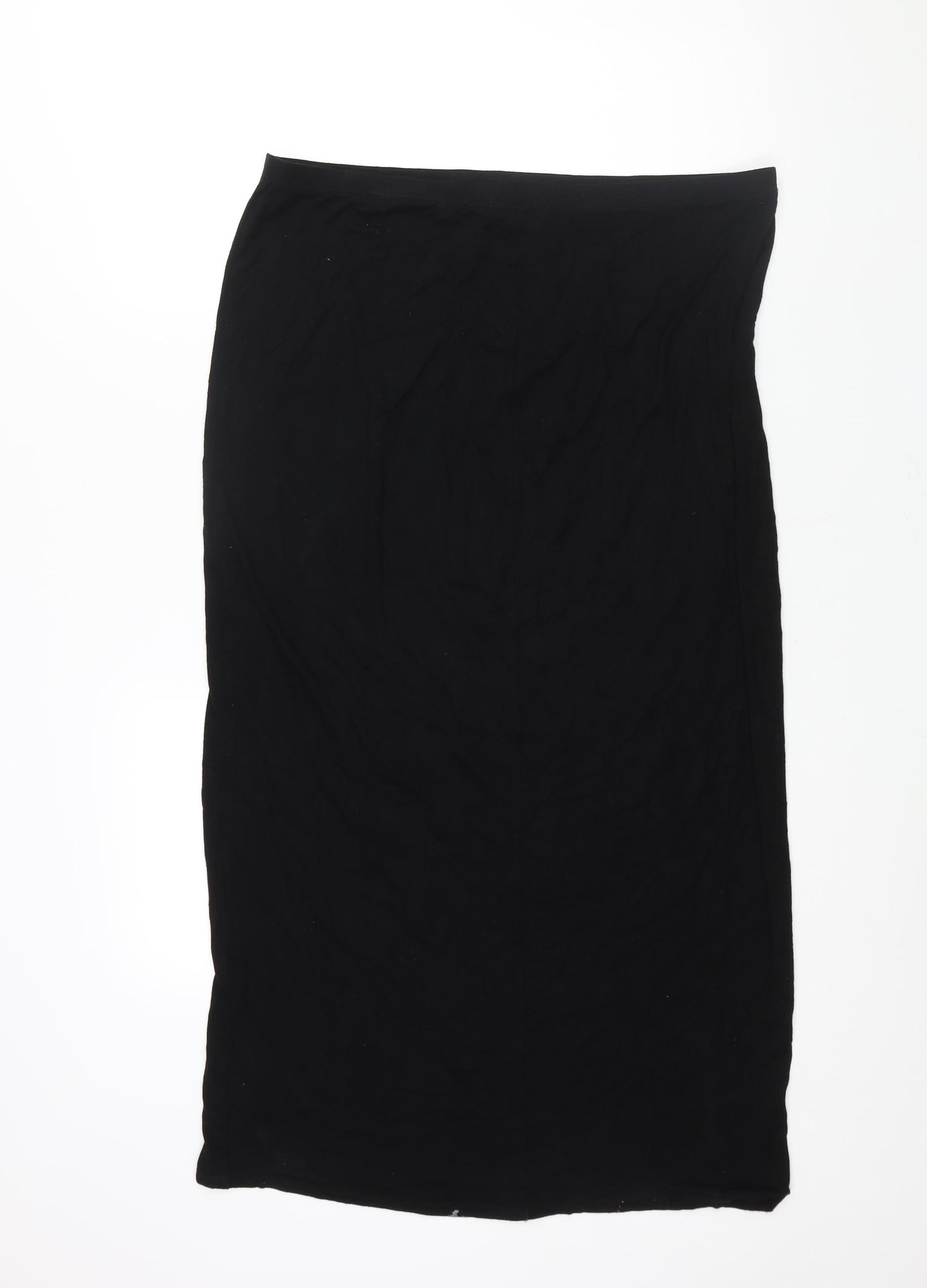 Capsule Womens Black Viscose Straight & Pencil Skirt Size 18