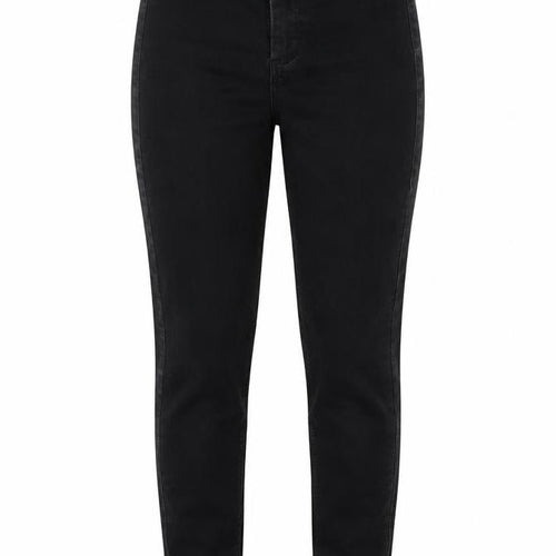 Topshop Womens Black Cotton Skinny Jeans Size 25 in L30 in Regular Zip