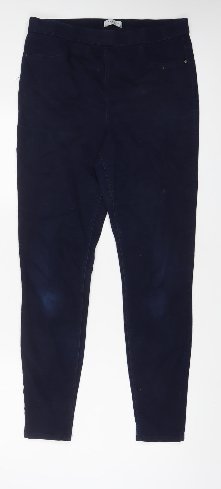 Papaya Womens Blue Cotton Jegging Jeans Size 12 L31 in Regular