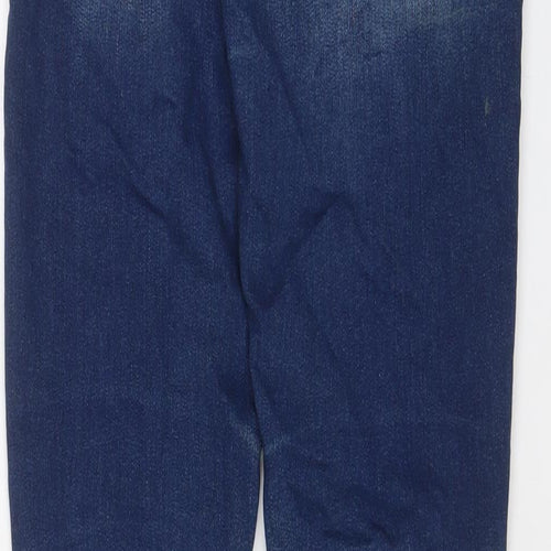 Dorothy Perkins Womens Blue Cotton Skinny Jeans Size 8 L31 in Regular Zip