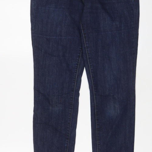 Gap Womens Blue Cotton Skinny Jeans Size 10 L29 in Regular Zip