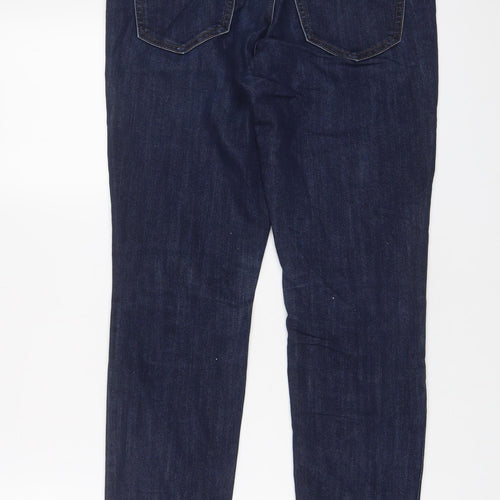 Gap Womens Blue Cotton Skinny Jeans Size 10 L29 in Regular Zip