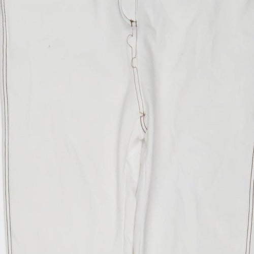 In the Style Womens White Cotton Jegging Jeans Size 16 L27 in Regular