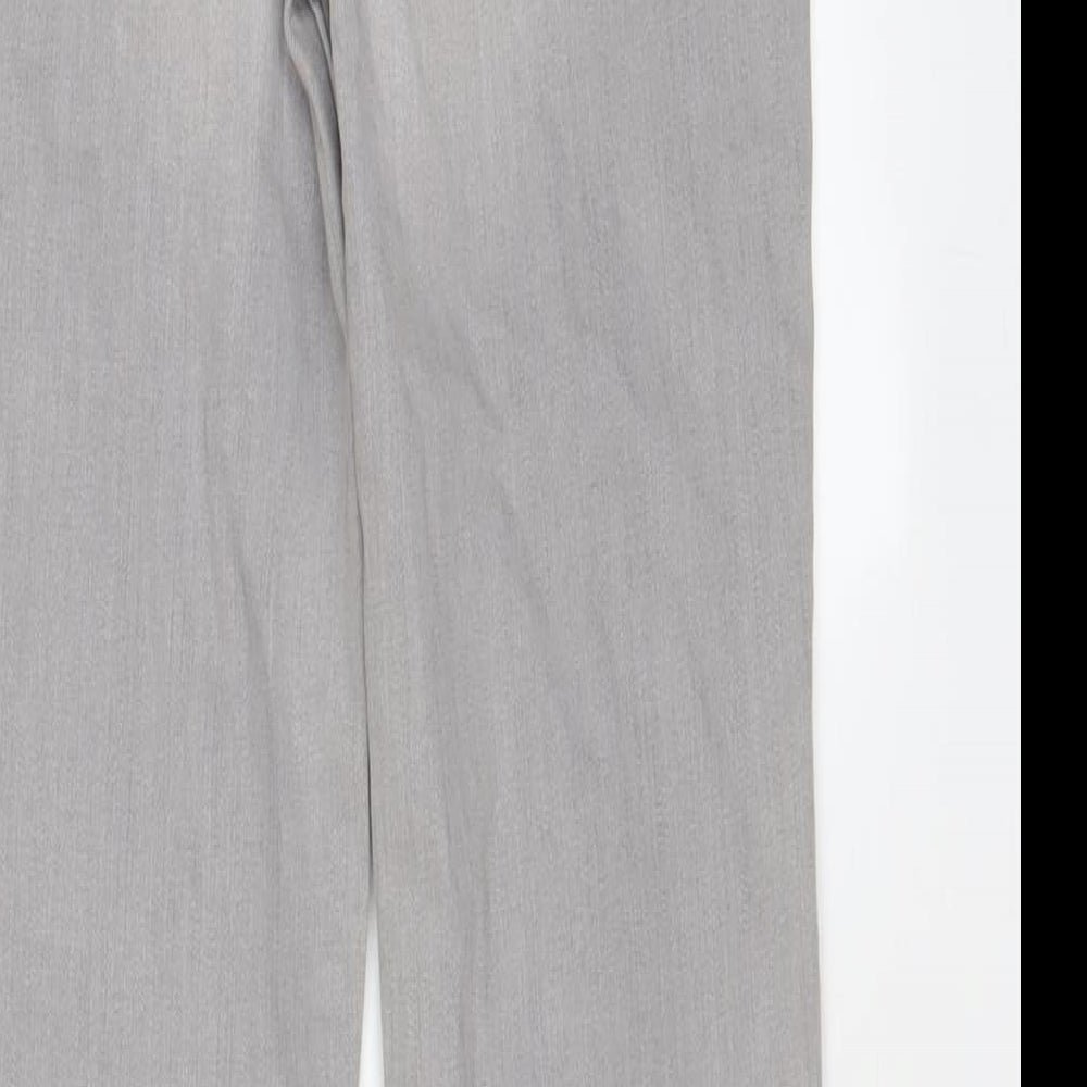 Marks and Spencer Womens Grey Cotton Skinny Jeans Size 6 L27 in Regular Zip