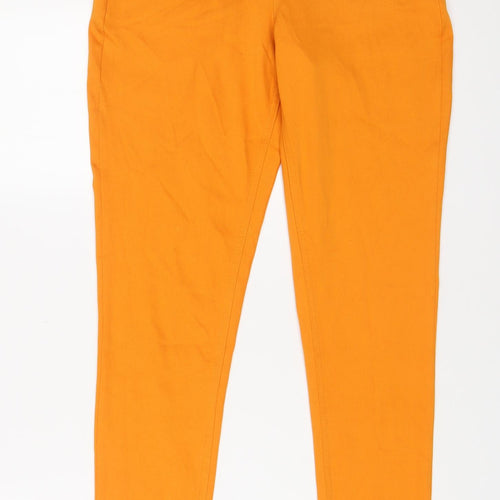 GoColours Womens Orange Cotton Jegging Jeans Size S L28 in Regular