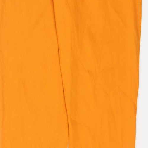 GoColours Womens Orange Cotton Jegging Jeans Size S L28 in Regular