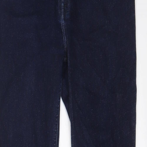 White Stuff Womens Blue Cotton Skinny Jeans Size 10 L28 in Regular Zip