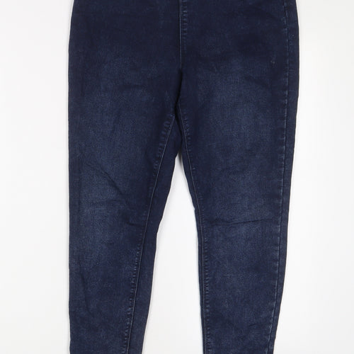 Matalan Womens Blue Cotton Jegging Jeans Size 10 L25 in Regular