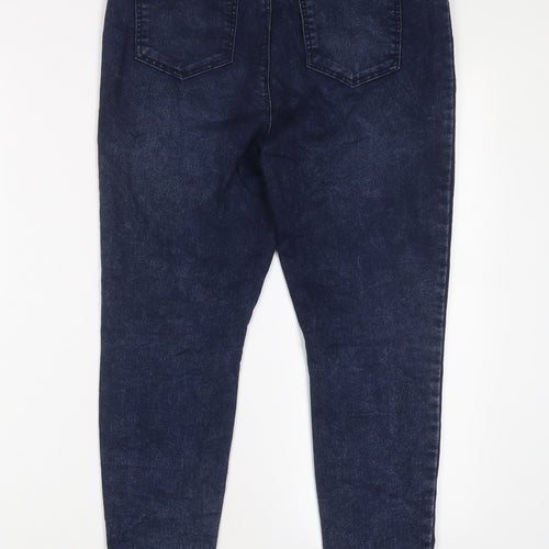 Matalan Womens Blue Cotton Jegging Jeans Size 10 L25 in Regular