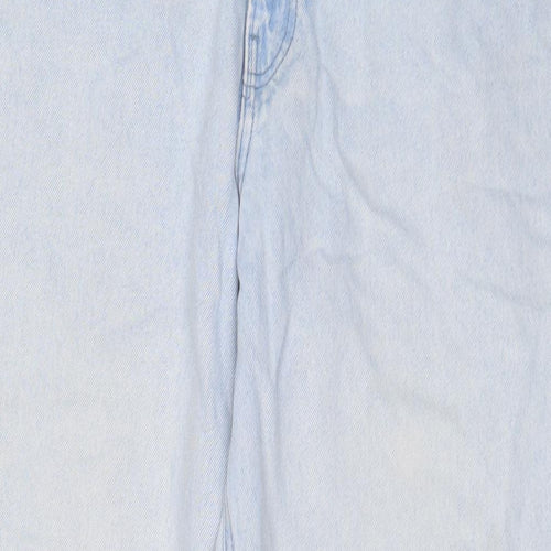 ASOS Womens Blue Cotton Tapered Jeans Size 32 in L32 in Regular Zip