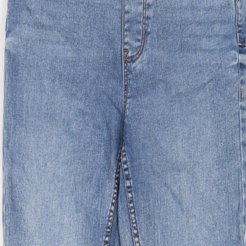 New Look Womens Blue Cotton Jegging Jeans Size 12 L27 in Regular