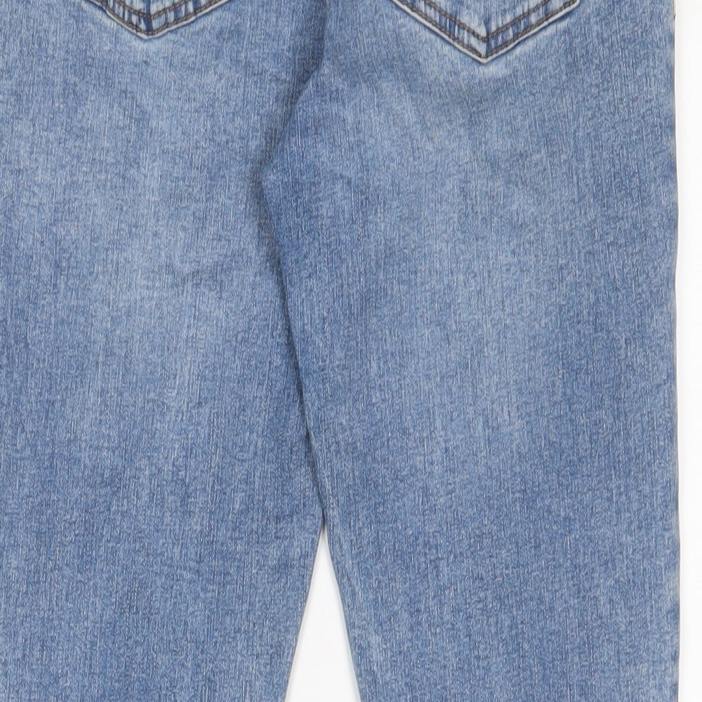 New Look Womens Blue Cotton Jegging Jeans Size 12 L27 in Regular