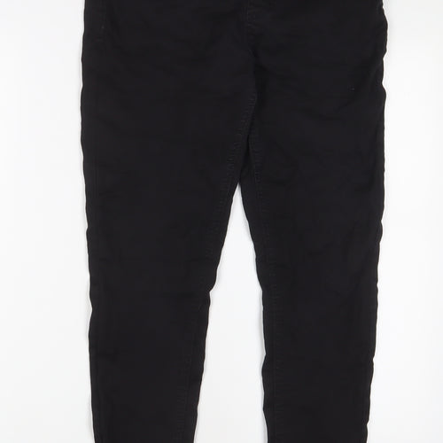 TU Womens Black Cotton Jegging Jeans Size 12 L29 in Regular