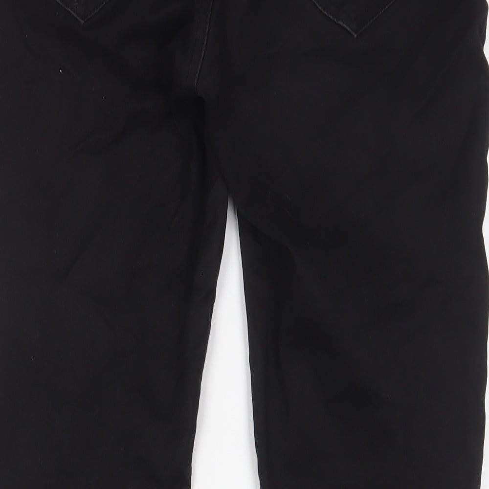 TU Womens Black Cotton Jegging Jeans Size 12 L29 in Regular