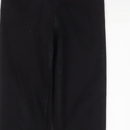 Denim & Co. Womens Black Cotton Skinny Jeans Size 8 L28 in Regular Zip