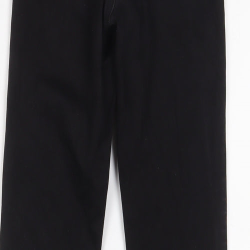 Denim & Co. Womens Black Cotton Skinny Jeans Size 8 L28 in Regular Zip