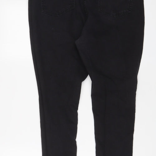 Boohoo Womens Grey Cotton Jegging Jeans Size 18 L29 in Regular