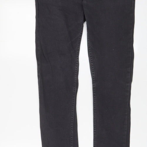 Denim & Co. Mens Grey Cotton Skinny Jeans Size 30 in L32 in Regular Zip