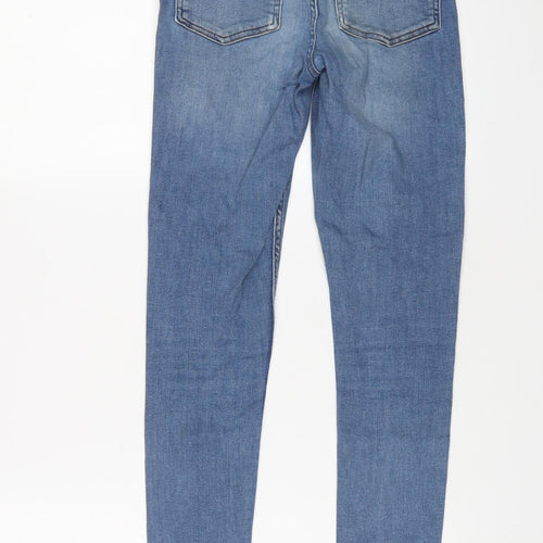 BDG Womens Blue Cotton Skinny Jeans Size 24 in L32 in Regular Zip