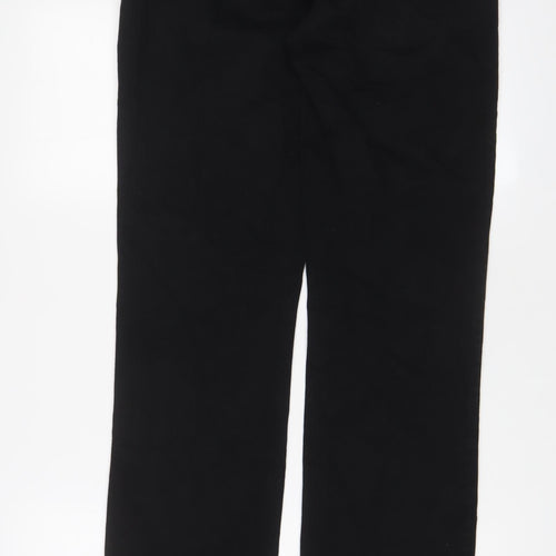 NYDJ Womens Black Cotton Straight Jeans Size 12 L33 in Regular Zip