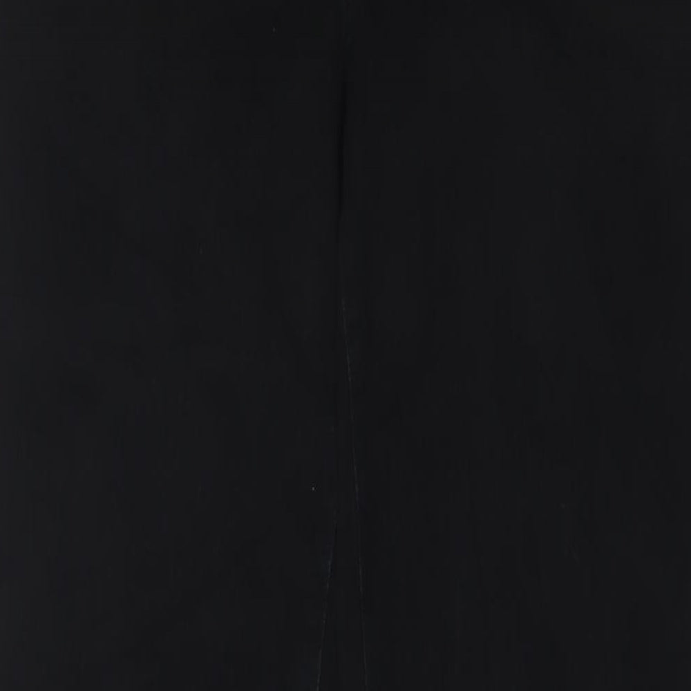 NYDJ Womens Black Cotton Straight Jeans Size 12 L33 in Regular Zip