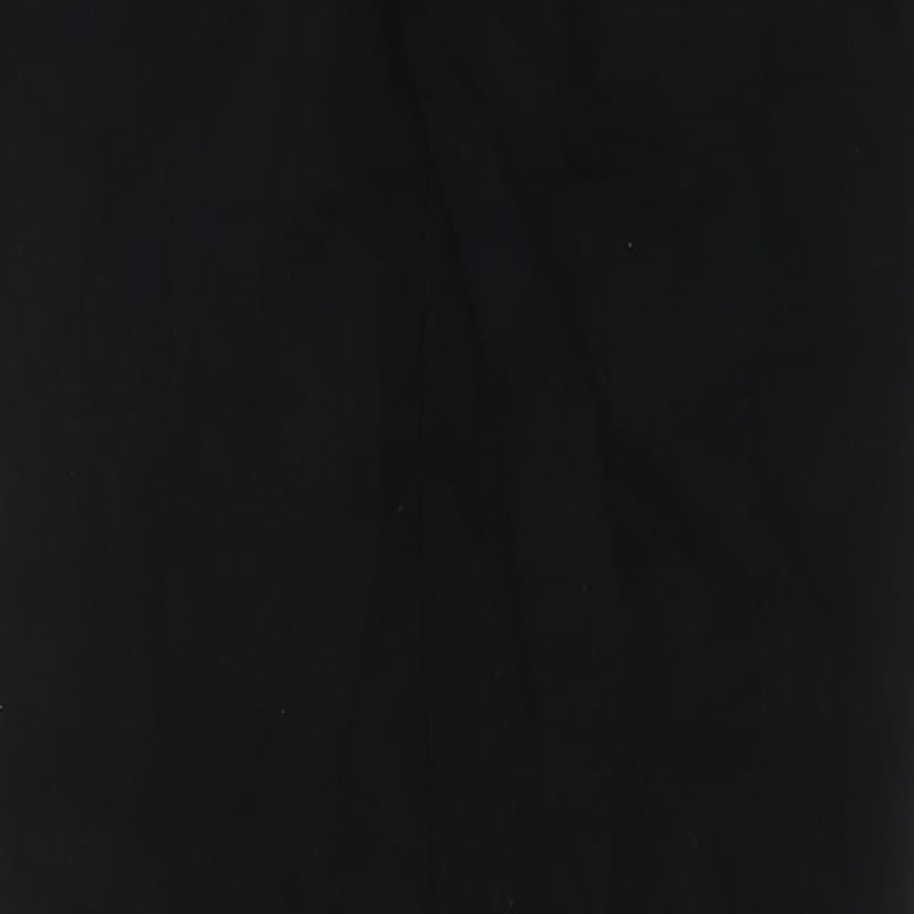 NYDJ Womens Black Cotton Straight Jeans Size 12 L33 in Regular Zip