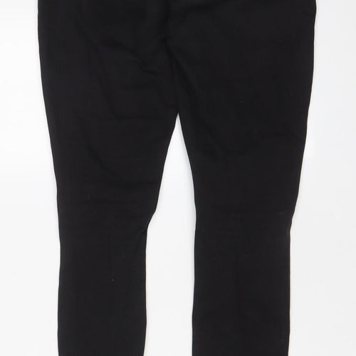 H&M Womens Black Cotton Skinny Jeans Size 10 L30 in Regular Zip