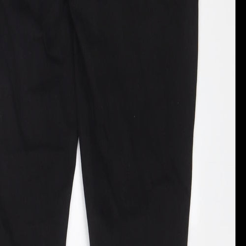 H&M Womens Black Cotton Skinny Jeans Size 10 L30 in Regular Zip