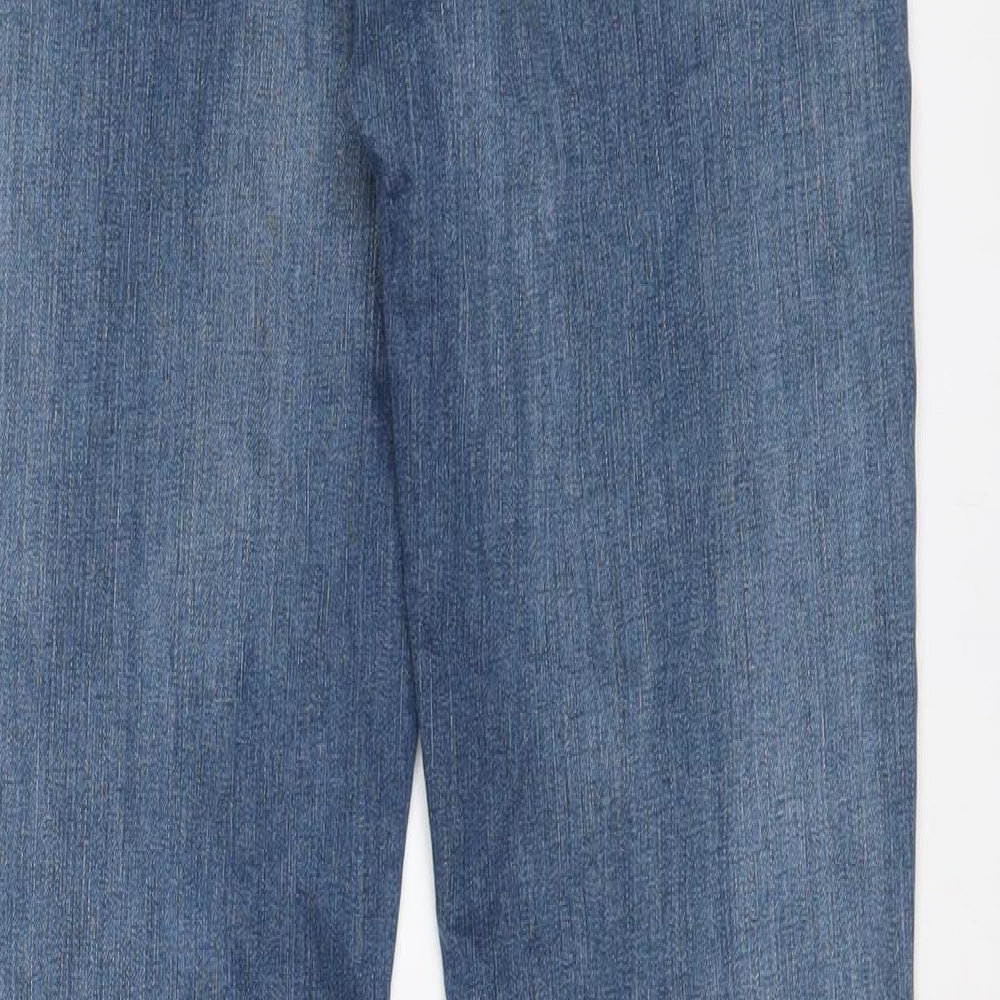 Levi's Mens Blue Cotton Straight Jeans Size 30 in L30 in Regular Zip - Logo