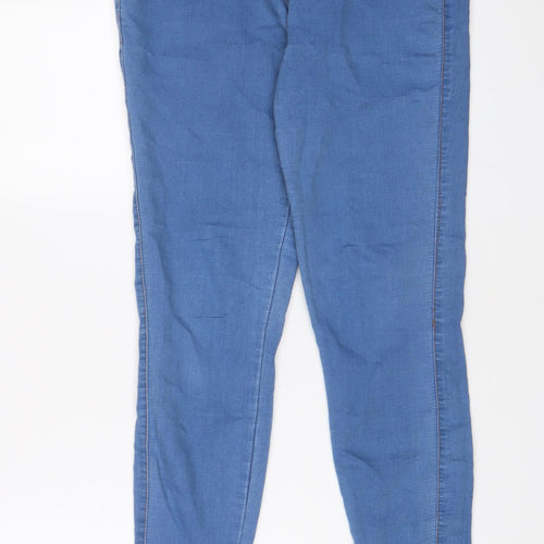 Denim & Co. Womens Blue Cotton Jegging Jeans Size 10 L29 in Regular
