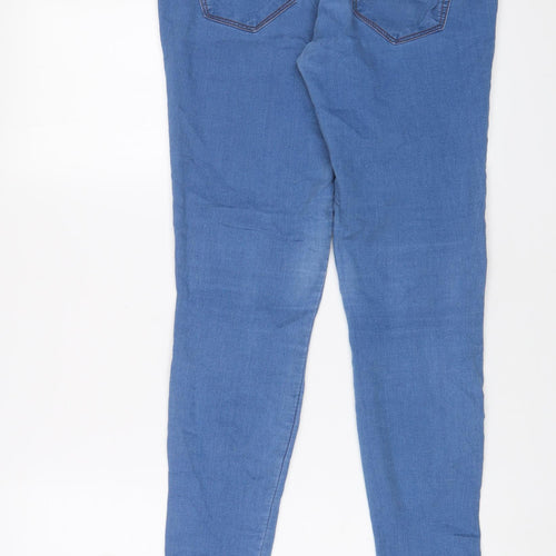 Denim & Co. Womens Blue Cotton Jegging Jeans Size 10 L29 in Regular