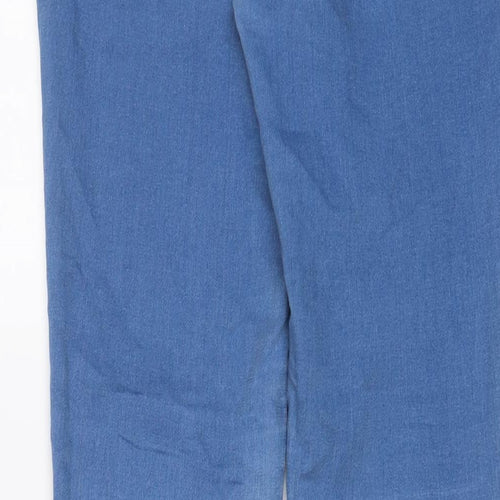 Denim & Co. Womens Blue Cotton Jegging Jeans Size 10 L29 in Regular