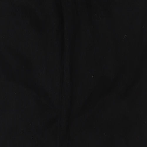 TU Mens Black Cotton Straight Jeans Size 38 in L31 in Regular Zip