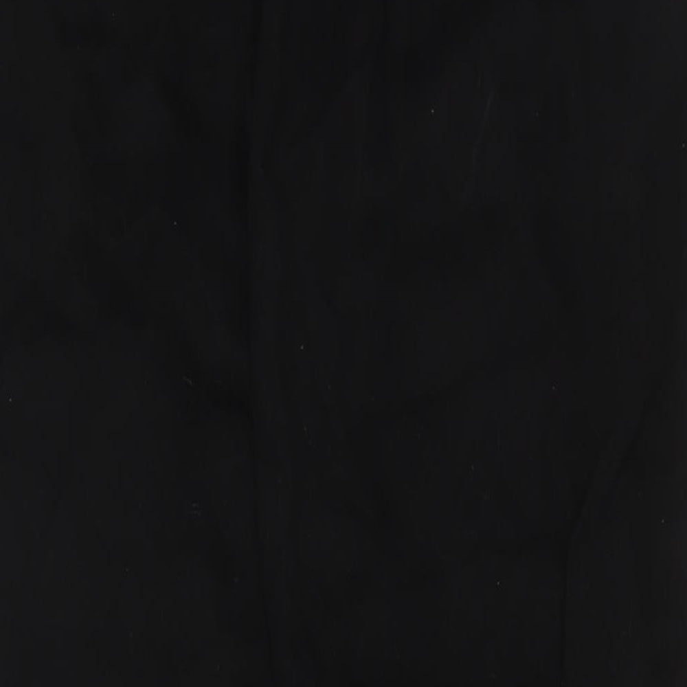 TU Mens Black Cotton Straight Jeans Size 38 in L31 in Regular Zip
