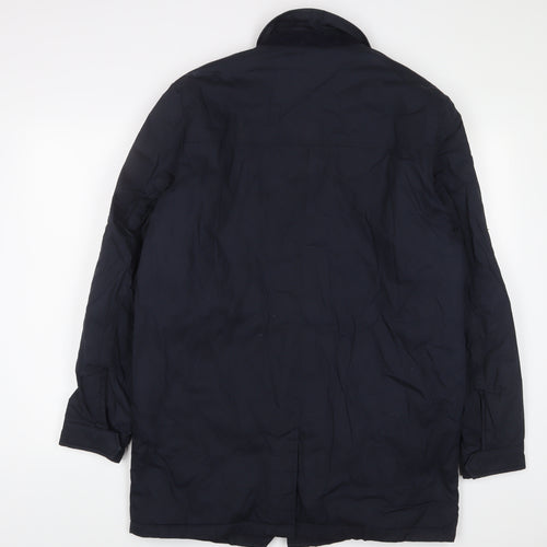 (un) bias Mens Blue Jacket Coat Size S Zip - Pockets
