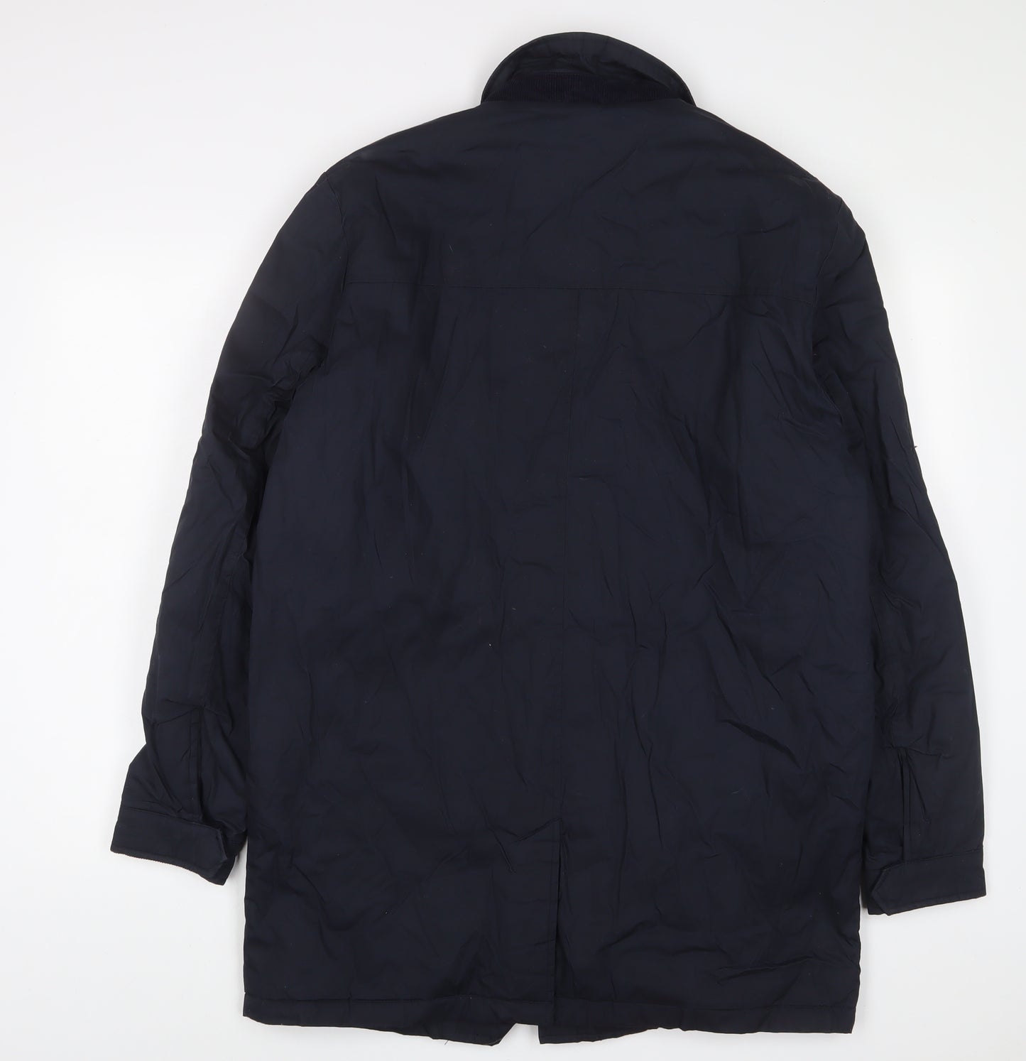 (un) bias Mens Blue Jacket Coat Size S Zip - Pockets