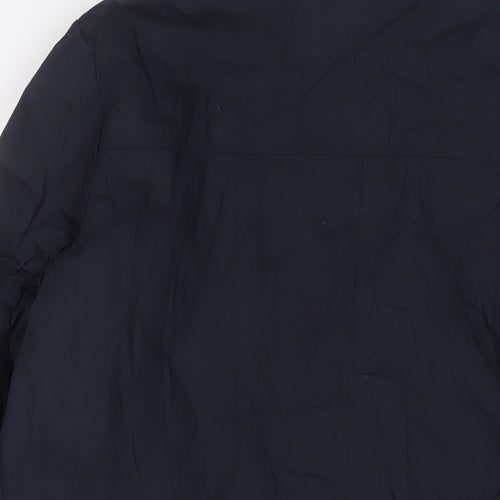 (un) bias Mens Blue Jacket Coat Size S Zip - Pockets