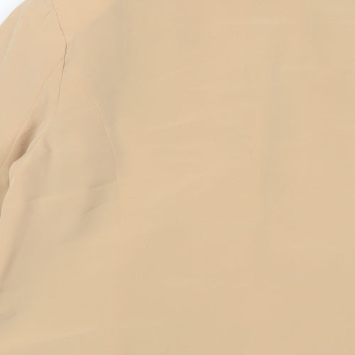 Oasis Womens Beige Jacket Blazer Size 10 - Open
