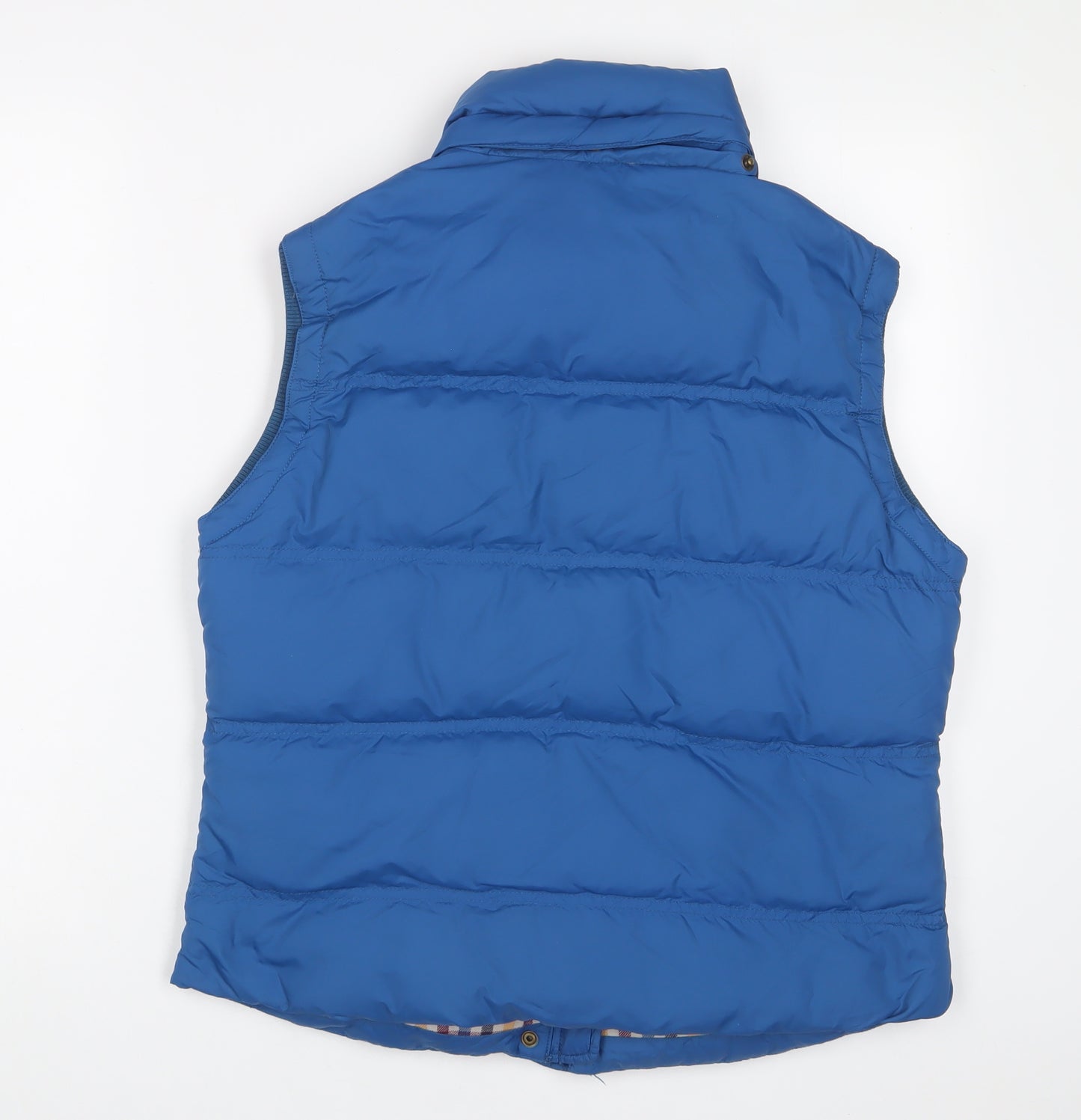 Jack Wills Womens Blue Gilet Jacket Size 14 Zip - Pockets