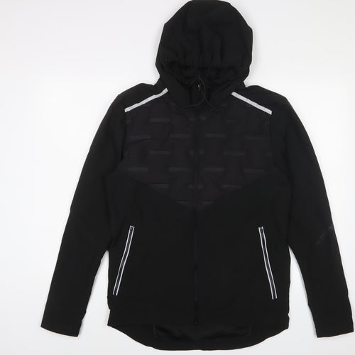 Monterrain Mens Black Jacket Size S Zip - Zip Pockets