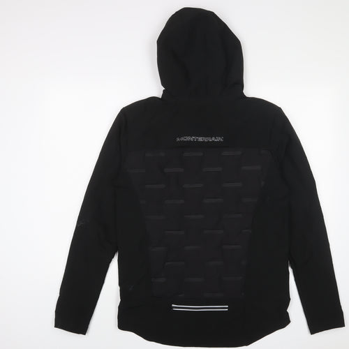 Monterrain Mens Black Jacket Size S Zip - Zip Pockets