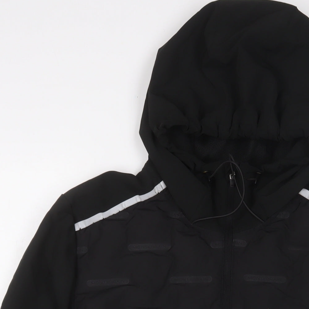 Monterrain Mens Black Jacket Size S Zip - Zip Pockets