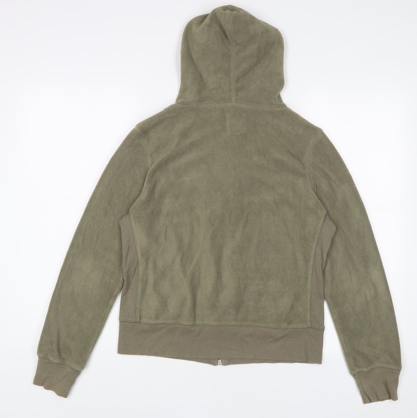 New Look Womens Green Polyester Full Zip Hoodie Size 14 Zip