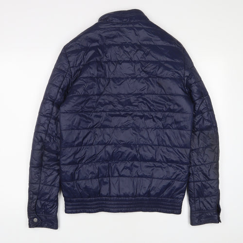 Antony Morato Womens Blue Jacket Size S Zip - Zip Pockets