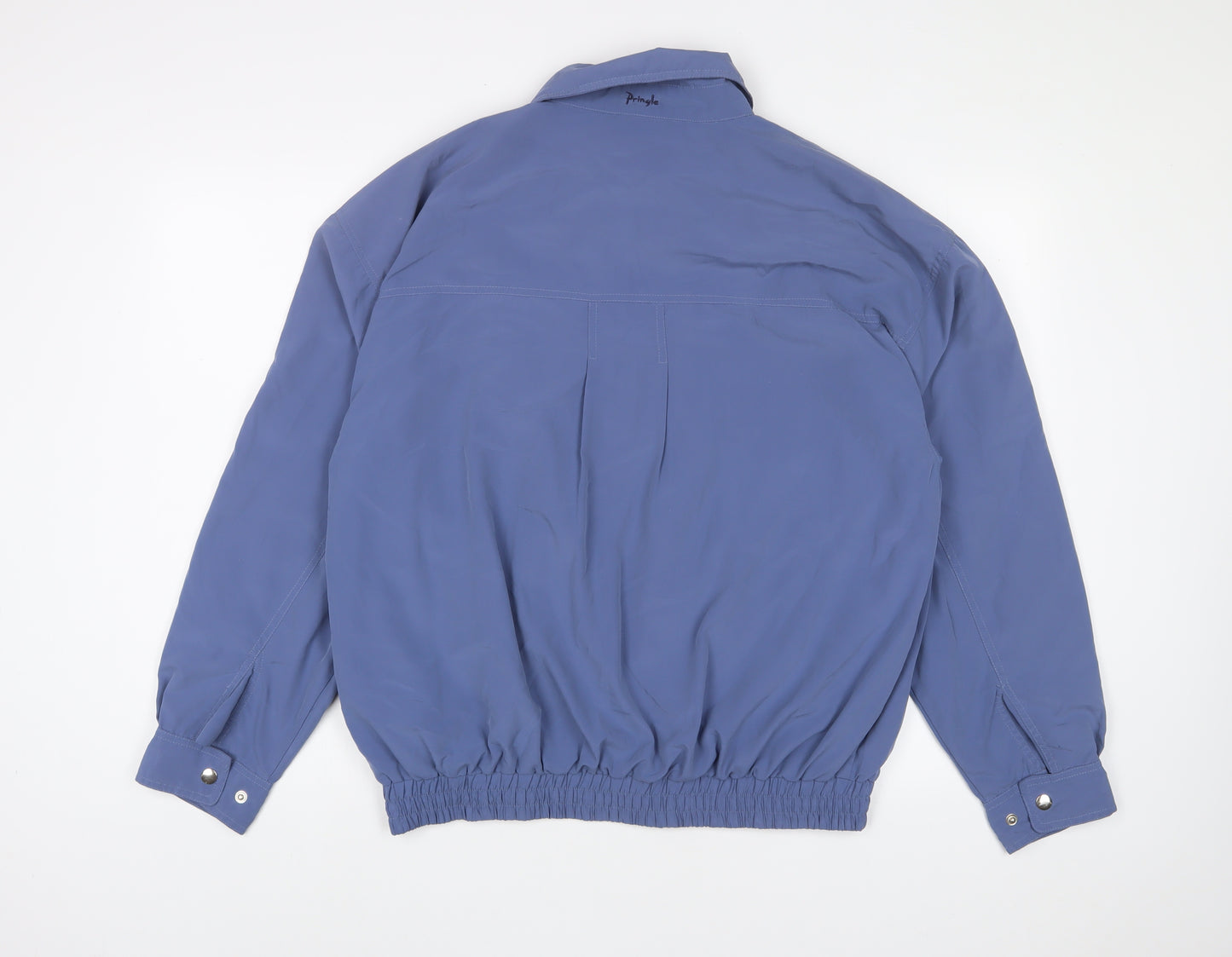 Pringle Mens Blue Jacket Size M Zip - Pockets