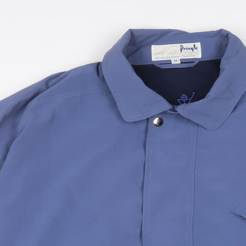 Pringle Mens Blue Jacket Size M Zip - Pockets