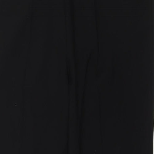 Bonmarché Womens Black Polyester Trousers Size 14 L26 in Regular